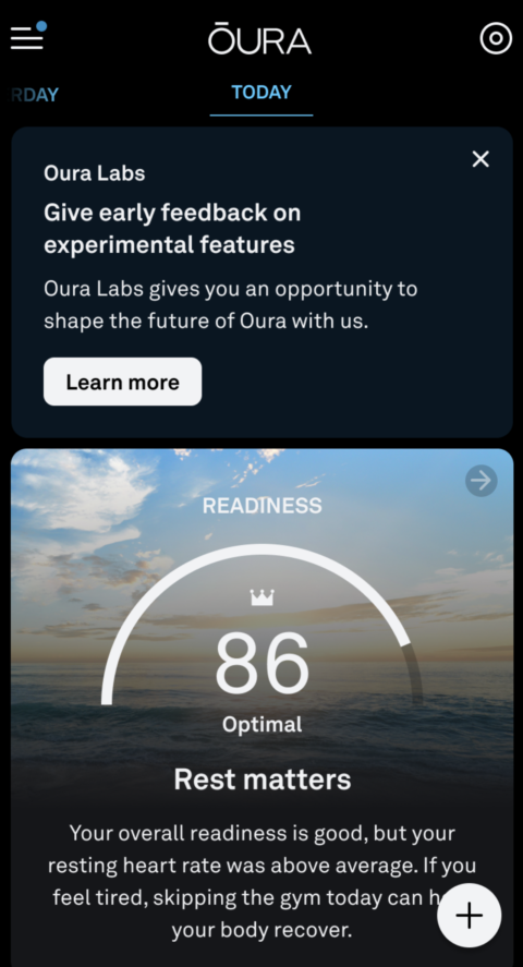 The Oura ring is testing live symptom detection
