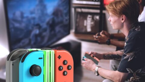 This $17 must-have Switch Joy-Con charging dock powers up to four controllers at once