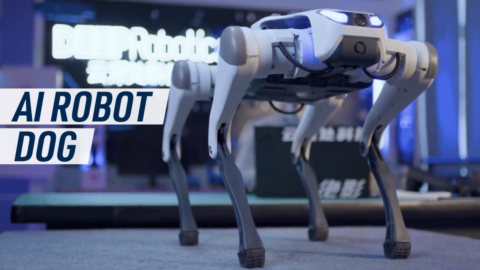 This robot dog is capable of picking itself up whenever it falls