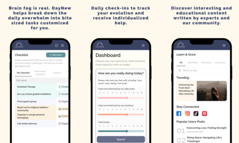 Two widow founders launch DayNew, a social platform for people dealing with grief and trauma