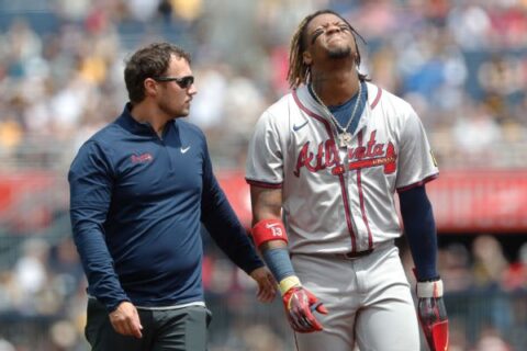 Braves’ Ronald Acuña Jr. out for season with torn left ACL