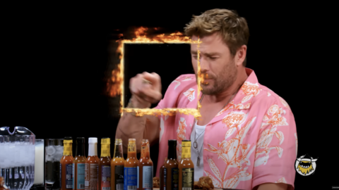 Chris Hemsworth uses box breathing to survive ‘Hot Ones’
