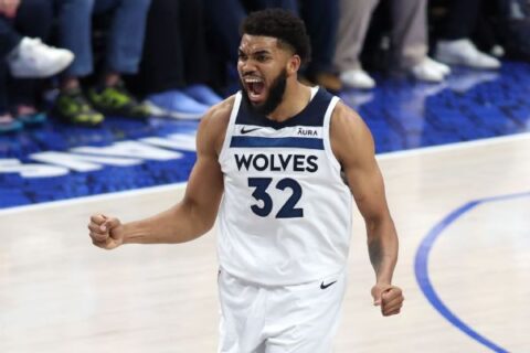 Karl-Anthony Towns, Wolves grind out Game 4 win to avoid sweep