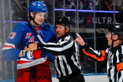 Rangers’ Matt Rempe awed by greats calling for him to play