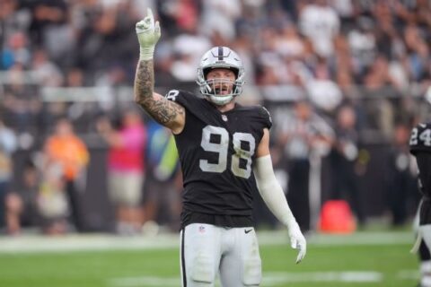 Sources — DE Crosby gets $6M raise from Raiders in reworked contract