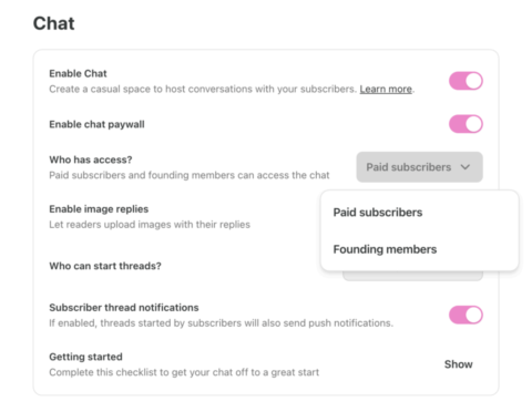 Substack now lets writers paywall their ‘Chat’ discussion spaces