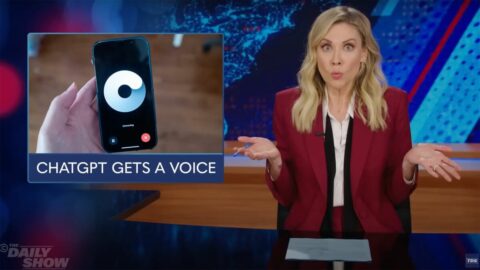 ‘The Daily Show’ mocks the horniness of ChatGPT’s AI voice assistant