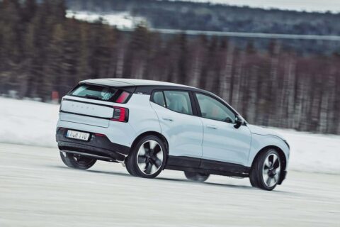 Winter testing: Pushing a Volvo EX30 to the limit in Swedish Lapland