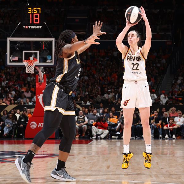 Fever ride Caitlin Clark’s record-tying seven 3s, 30 points
