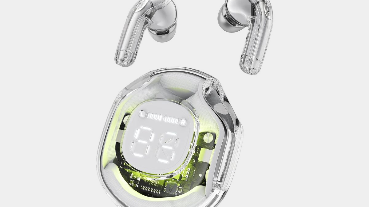 Get transparent wireless earbuds for $40 in June 2024