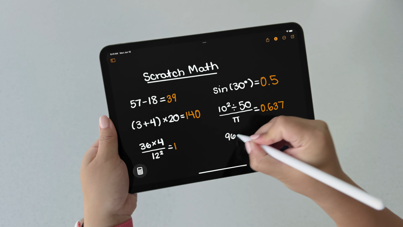 iPadOS 18 ‘Math Notes’ can solve your handwritten equations. Here’s how to use it.