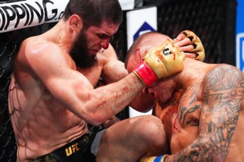 Islam Makhachev submits Dustin Poirier to retain UFC title