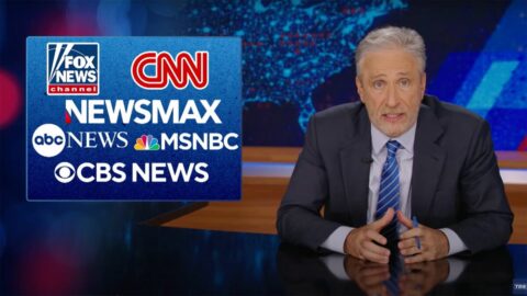 Jon Stewart tears into the media over Trump conviction fallout