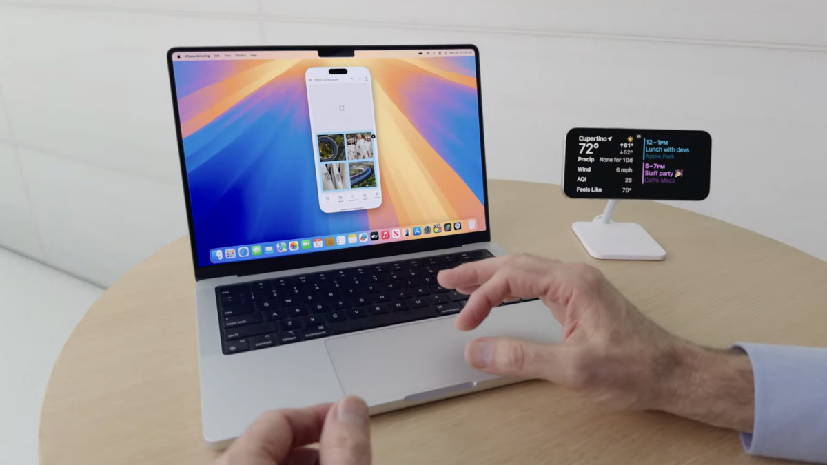 MacOS 15 Sequoia brings iPhone mirroring to the Mac