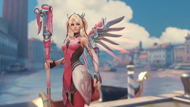 Overwatch 2 Bringing Back The Famous Pink Mercy Skin