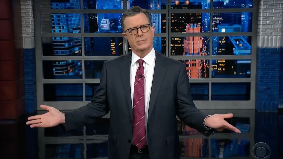 Stephen Colbert has a blunt response to Trump’s unfiltered thoughts about Taylor Swift