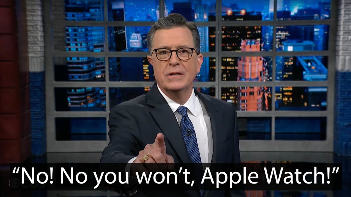 Stephen Colbert has a very blunt response to Apple Intelligence