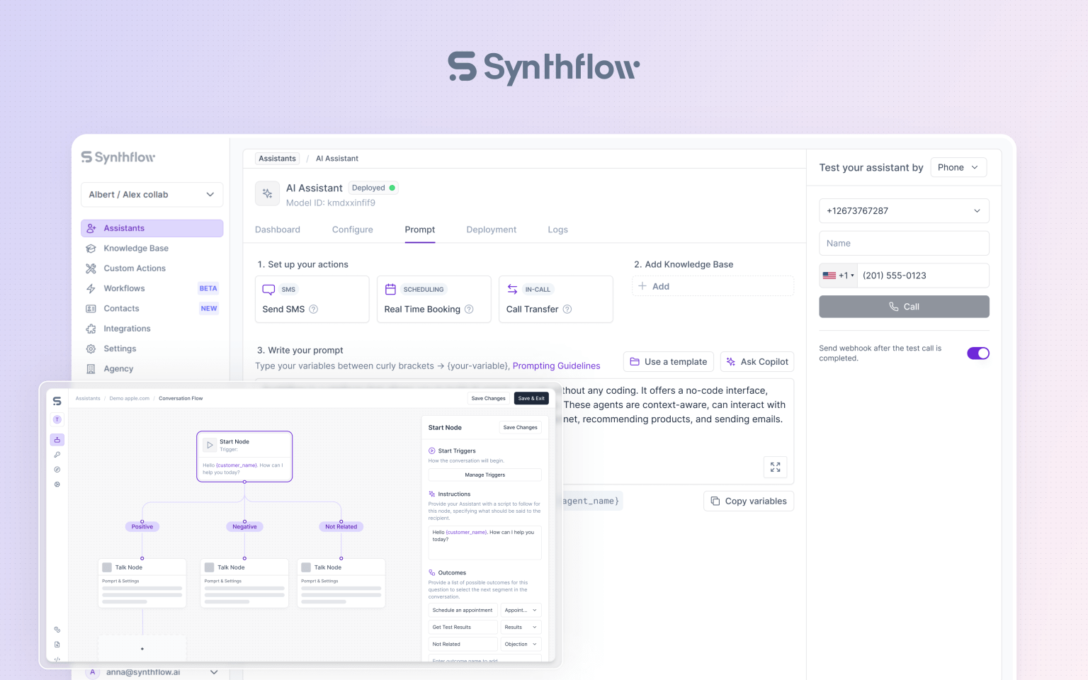 Synthflow picks up $7.4M for no code voice assistance for SMEs