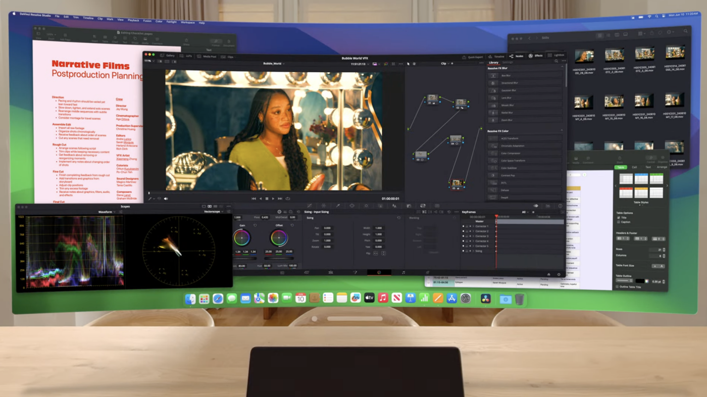 VisionOS 2 for Apple Vision Pro announced at WWDC 2024, including ultra-wide Mac virtual display