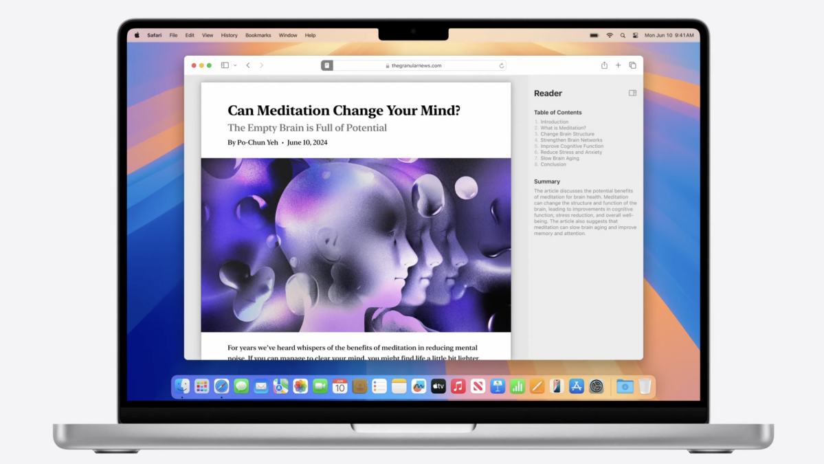 WWDC 2024: Apple announces new Safari with Highlights and ‘distraction-free’ Reader sidebar