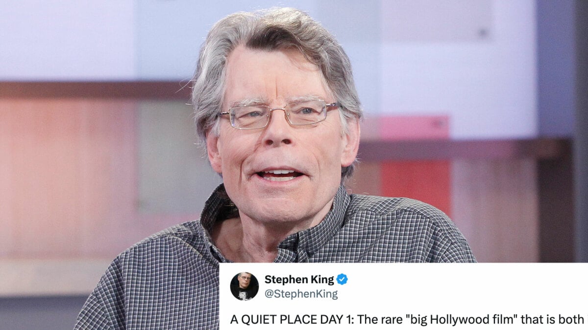 Stephen King shares his 2 line review of ‘A Quiet Place: Day One’