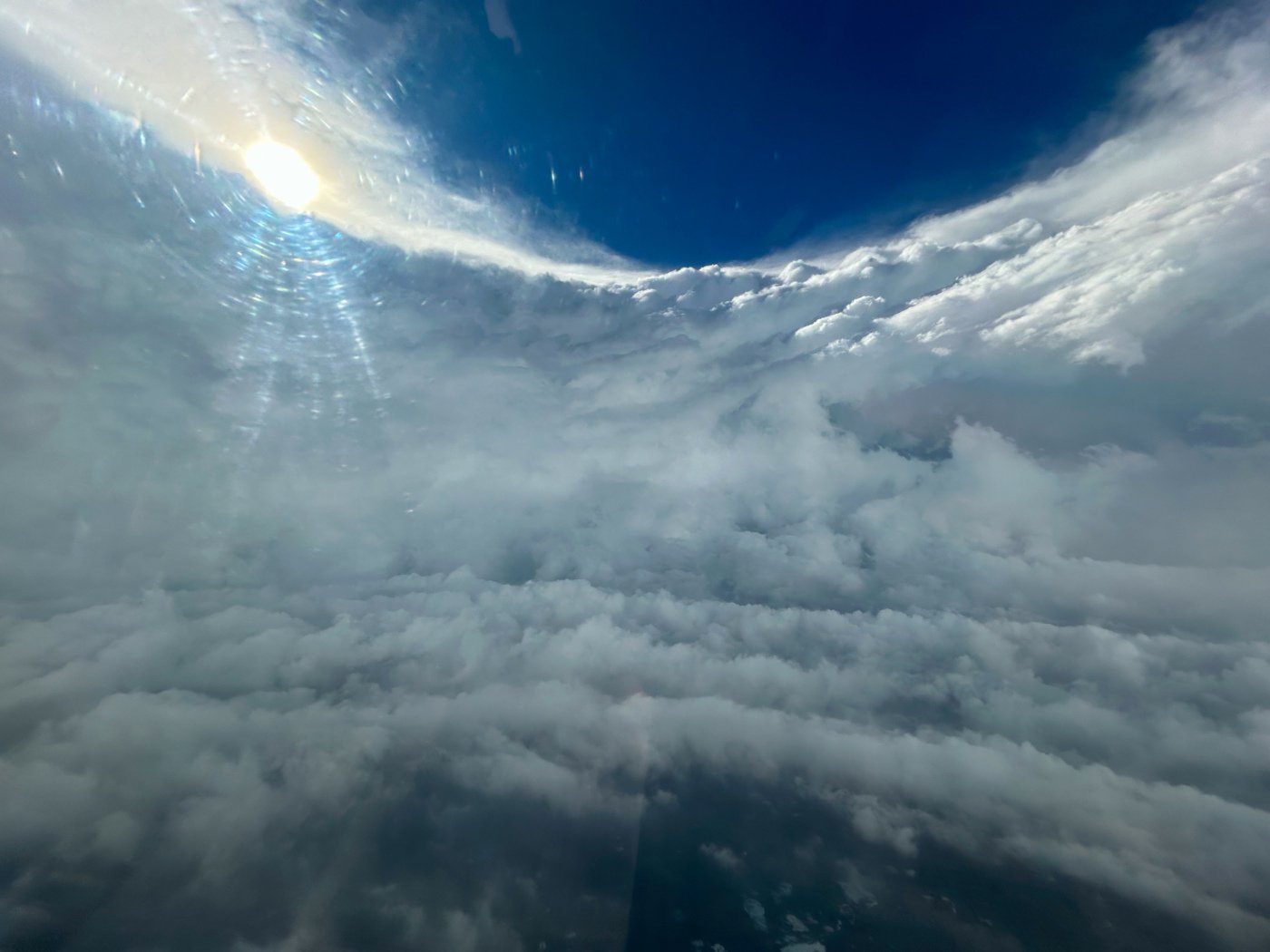 U.S. government plane snaps intense footage inside mighty Hurricane Beryl
